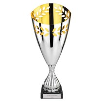 Maximus Laser Trophy | Silver & Gold | 350mm