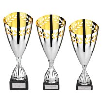 Maximus Laser Trophy | Silver & Gold | 375mm