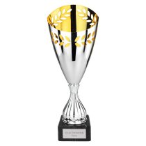 Maximus Laser Trophy | Silver & Gold | 385mm