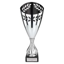 Maximus Laser Trophy | Silver & Black | 375mm