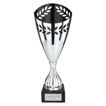 Maximus Laser Trophy | Silver & Black | 385mm