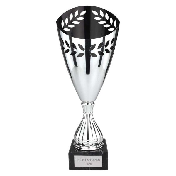 Maximus Laser Trophy | Silver & Black | 385mm