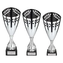 Maximus Laser Trophy | Silver & Black | 385mm