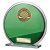 Seismic Golf Circle Plaque | Green & Silver | 145mm - CR26646C