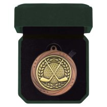 Superstar Golf Medal & Box | Bronze | 60mm