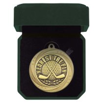 Superstar Nearest the Pin Medal & Box | Gold | 60mm