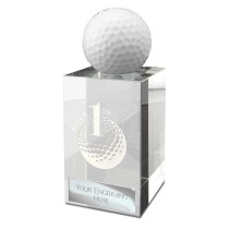 Hole in One Golf Ball Holder | Crystal | 80mm | 50mm Width