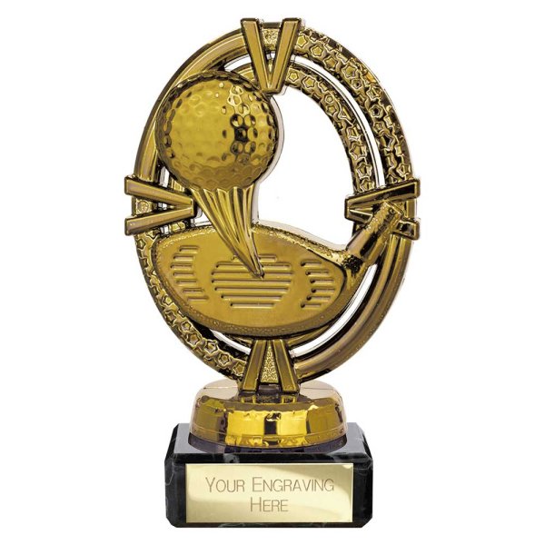 Maverick Legend Golf Trophy | Fusion Gold | 125mm