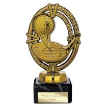 Maverick Legend Golf Trophy | Fusion Gold | 135mm