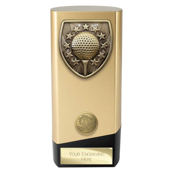 Prime Cobra Golf Trophy | Gold & Black | 160mm