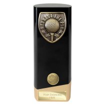 Prime Cobra Golf Trophy | Nearest the Pin | Black & Gold | 190mm