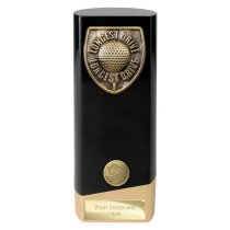 Prime Cobra Golf Trophy | Longest Drive | Black & Gold | 190mm