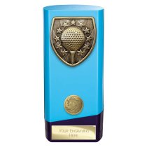 Prime Cobra Golf Trophy | Blue & Purple | 160mm