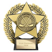 Emperor Star Golf Plaque | Gold | 120mm