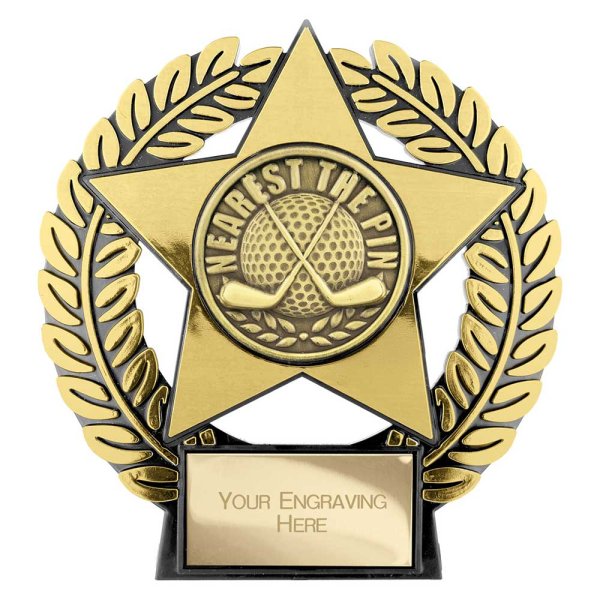 Emperor Star Plaque | Nearest the Pin | Gold | 120mm