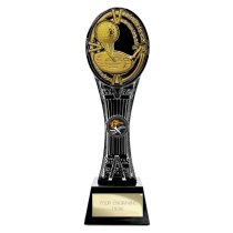 Maverick Extreme Tower Golf Trophy | Black & Fusion Gold | 260mm